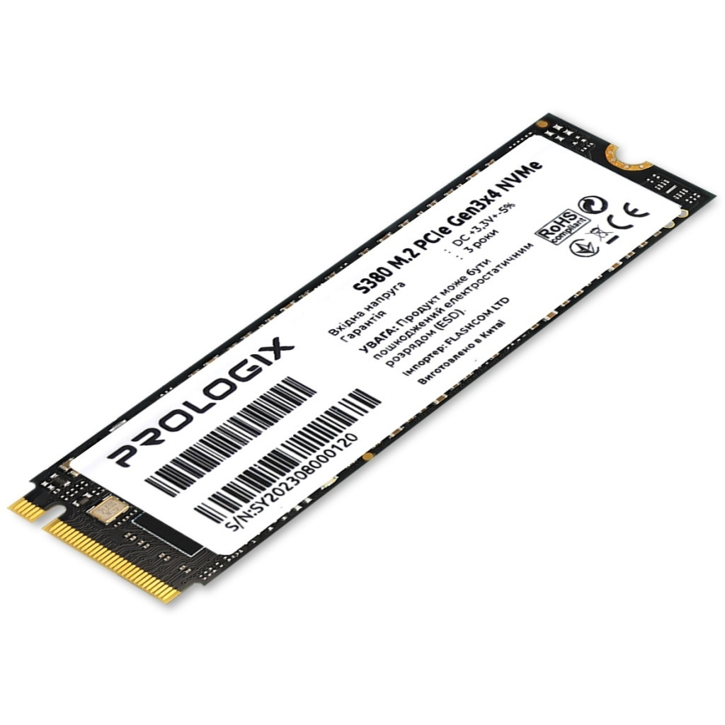 Накопичувач SSD M.2 2280 256GB Prologix (PRO256GS380) - зображення 2