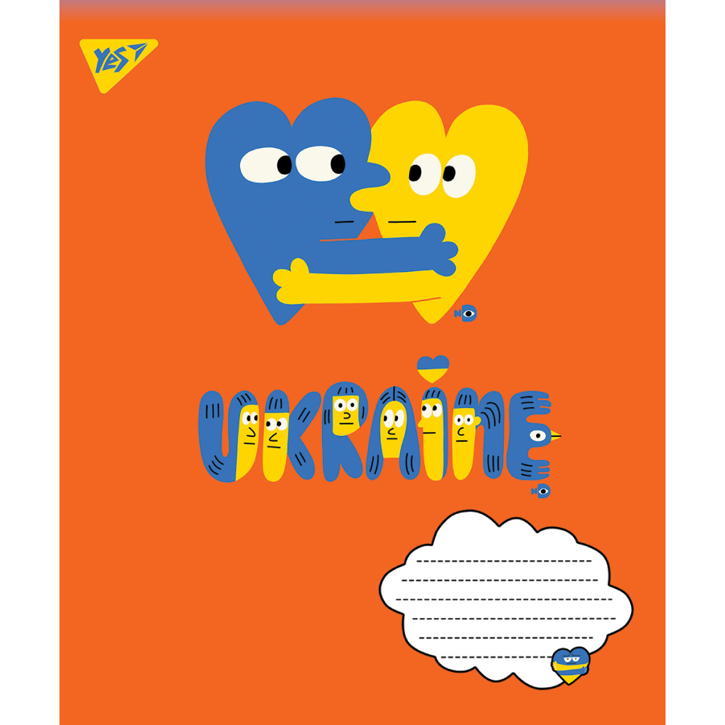 Зошит Yes А5 Ukraine 60 аркушів, лінія (766243) - зображення 5