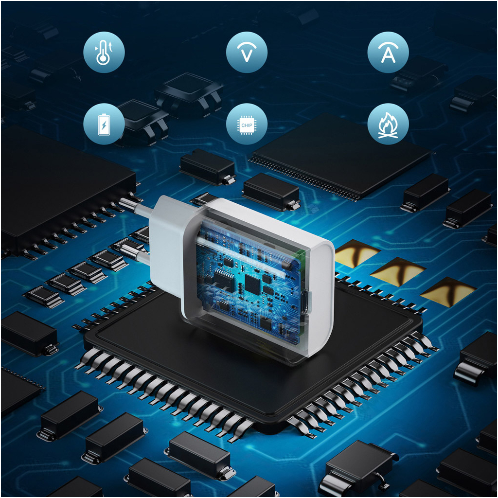 Зарядний пристрій Choetech USB-C PD20W white (Q5004-V5) - зображення 10