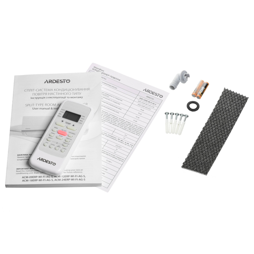 Кондиціонер Ardesto ACM-24ERP-R32-WF-AG-S - зображення 11
