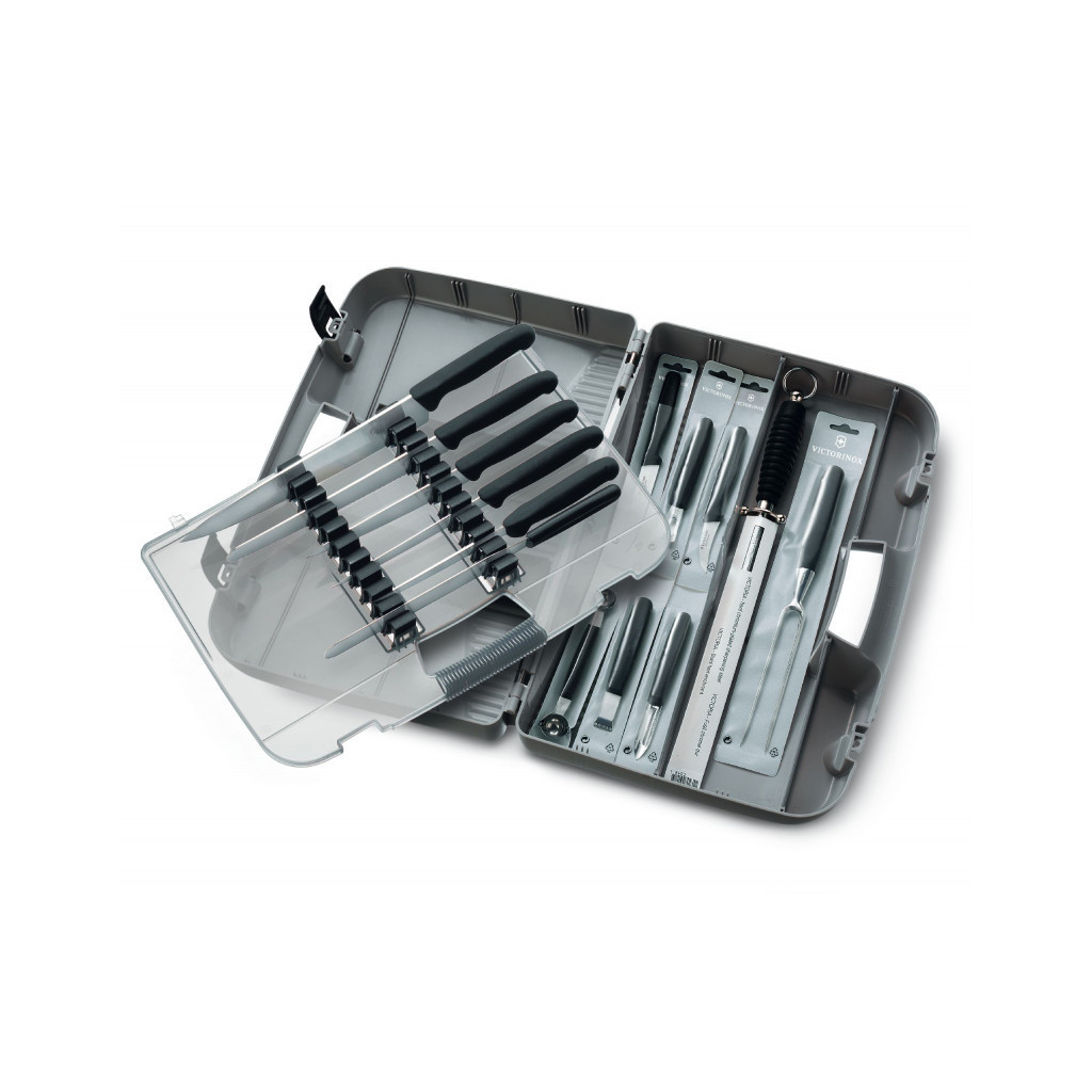 Набір ножів Victorinox Fibrox Small Chefs Case (5.4903) - зображення 2