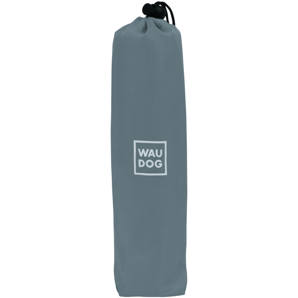 Посуд для собак WAUDOG Silicone Миска складана 385х230х50 мм сіра (508011) - зображення 3