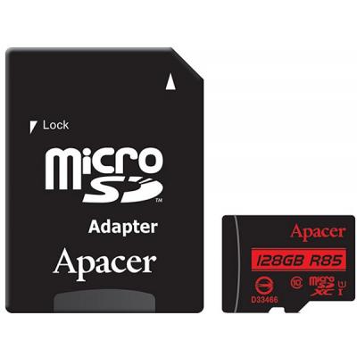 Карта пам'яті Apacer 128GB microSDXC Class10 UHS-I (AP128GMCSX10U5-R) - зображення 1