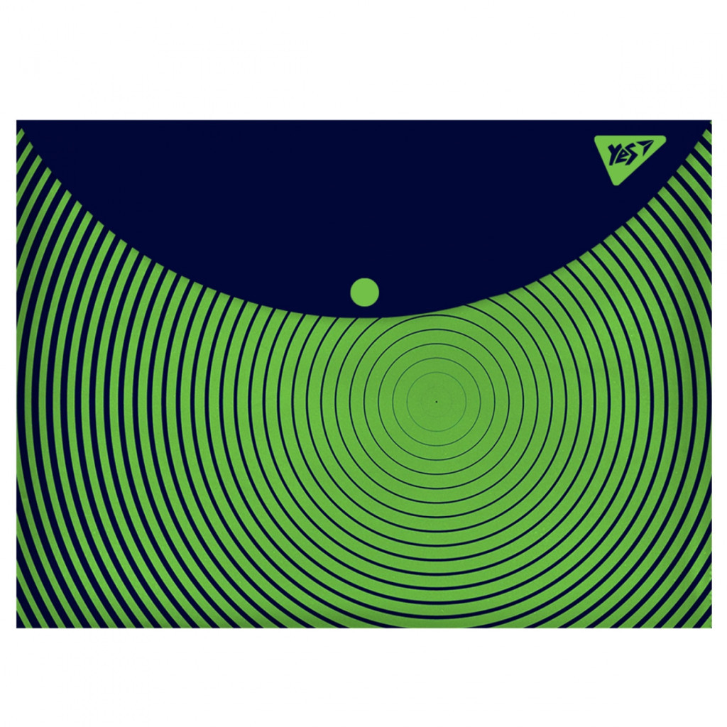 Папка - конверт Yes на кнопці А4 Labyrinth (491740) - зображення 1