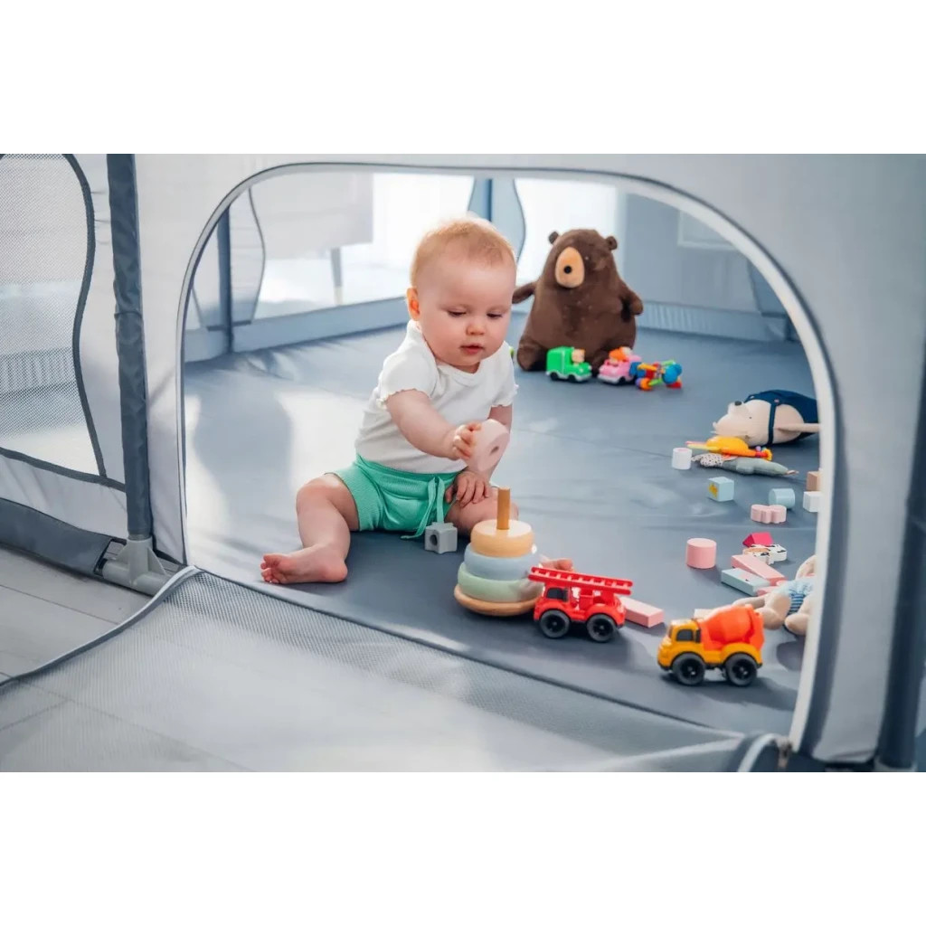 Дитячий манеж Lionelo Willow XL Grey Concrete (LO-WILLOW XL GREY CONCRETE) - зображення 7