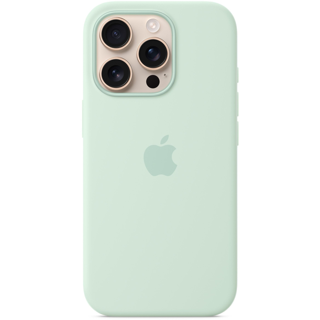 Чохол до мобільного телефона Apple iPhone 16 Pro Silicone with MagSafe - Aquamarine Model A3315 (MDG04ZM/A) - зображення 3