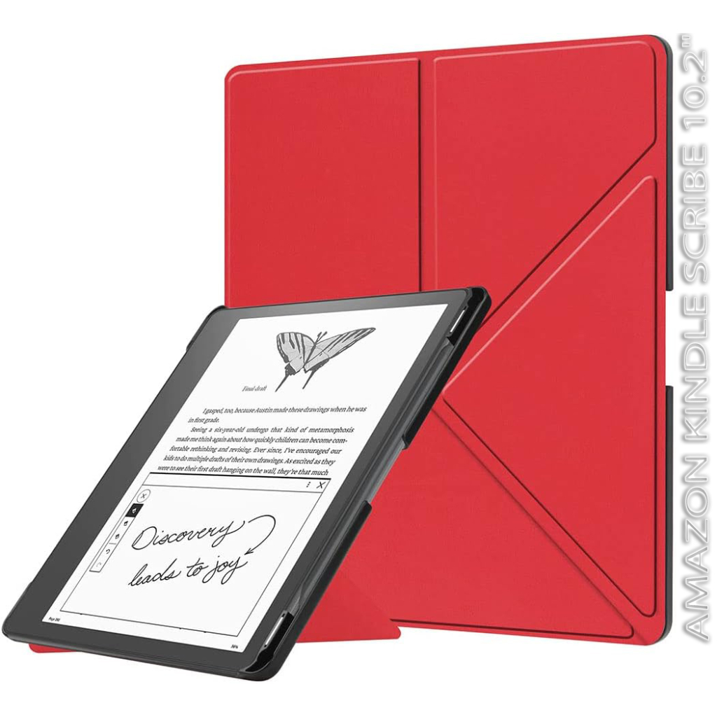 Чохол до електронної книги BeCover Ultra Slim Origami Amazon Kindle Scribe 10.2" Red (712581) - зображення 1