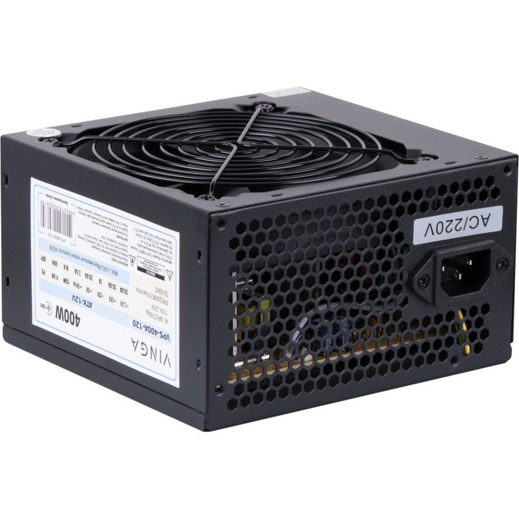 Блок живлення Vinga 400W ОЕМ (VPS-400A-120) - изображение 4