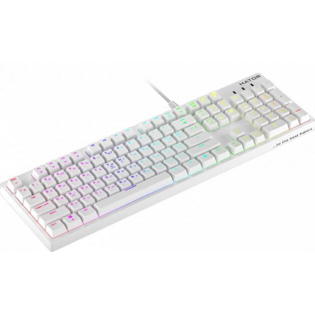 Клавіатура Hator Rockfall EVO Kailh Optical White (HTK-615) - зображення 3