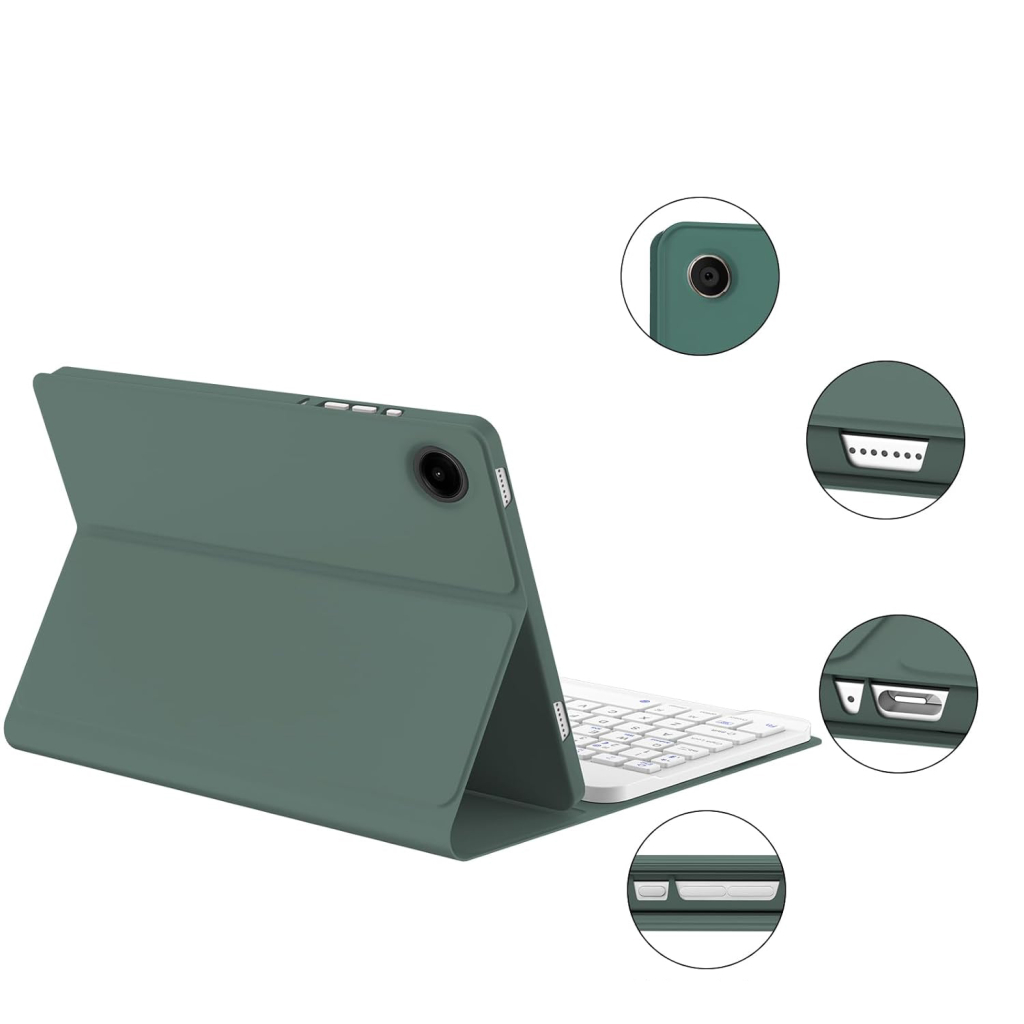 Чохол до планшета BeCover Keyboard+TouchPad Samsung Tab A9 Plus SM-X210/SM-X215/SM-X216 11.0" Dark Green (712413) - зображення 5