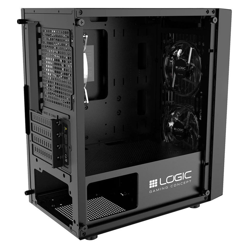 Корпус Logic concept ATOS MESH+GLASS ARGB fans 3x120mm (AM-ATOS-10-0000000-0002) - зображення 9