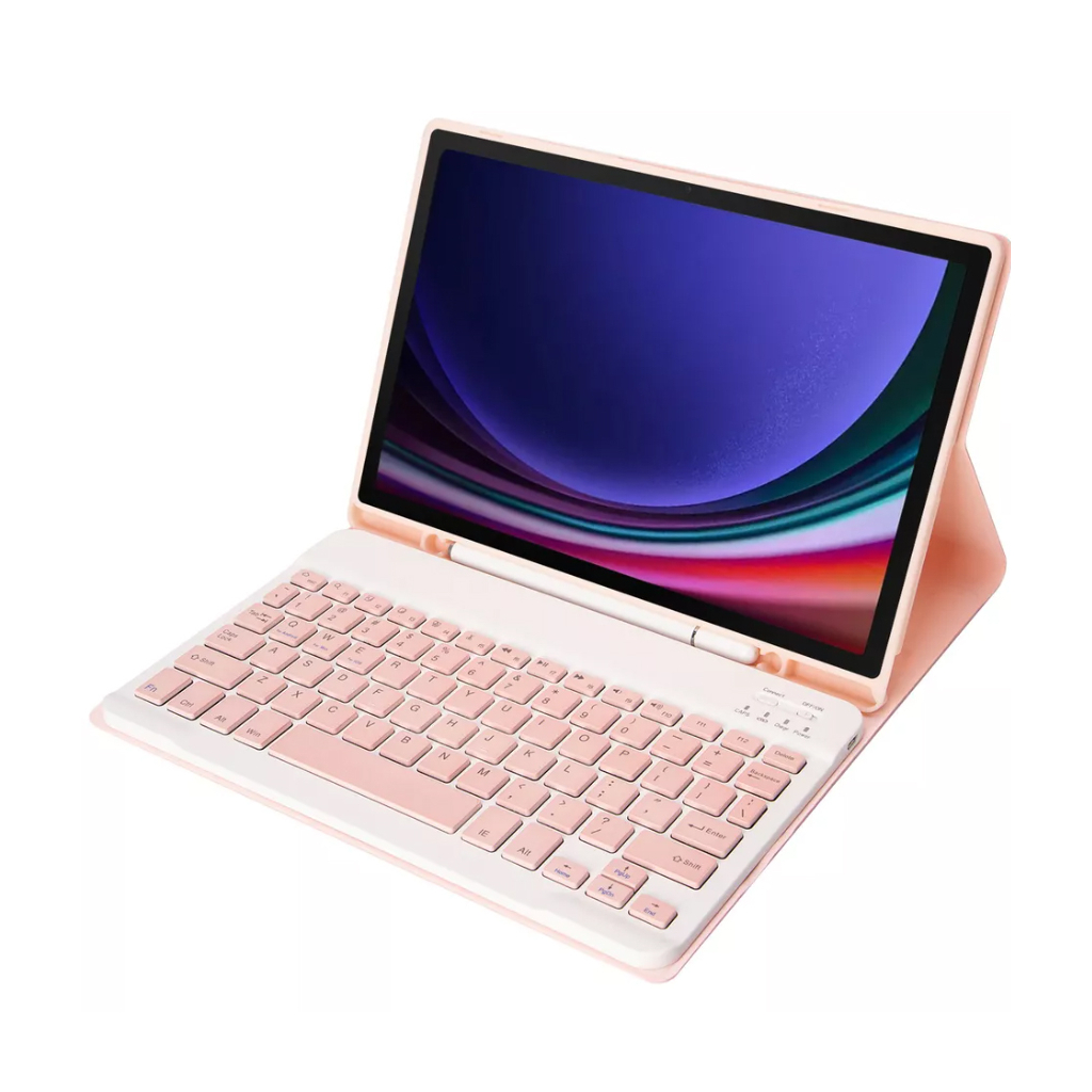 Чохол до планшета BeCover Keyboard Samsung Tab A9 SM-X115 8.7" Pink (712359) - зображення 3