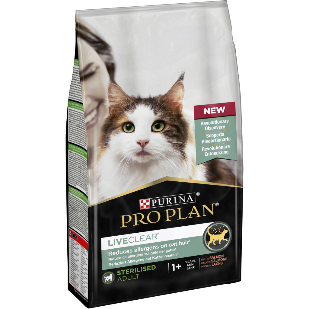 Сухий корм для кішок Purina Pro Plan LiveClear для стерилізованих котів з лососем 1.4 кг (7613287232700) - зображення 1