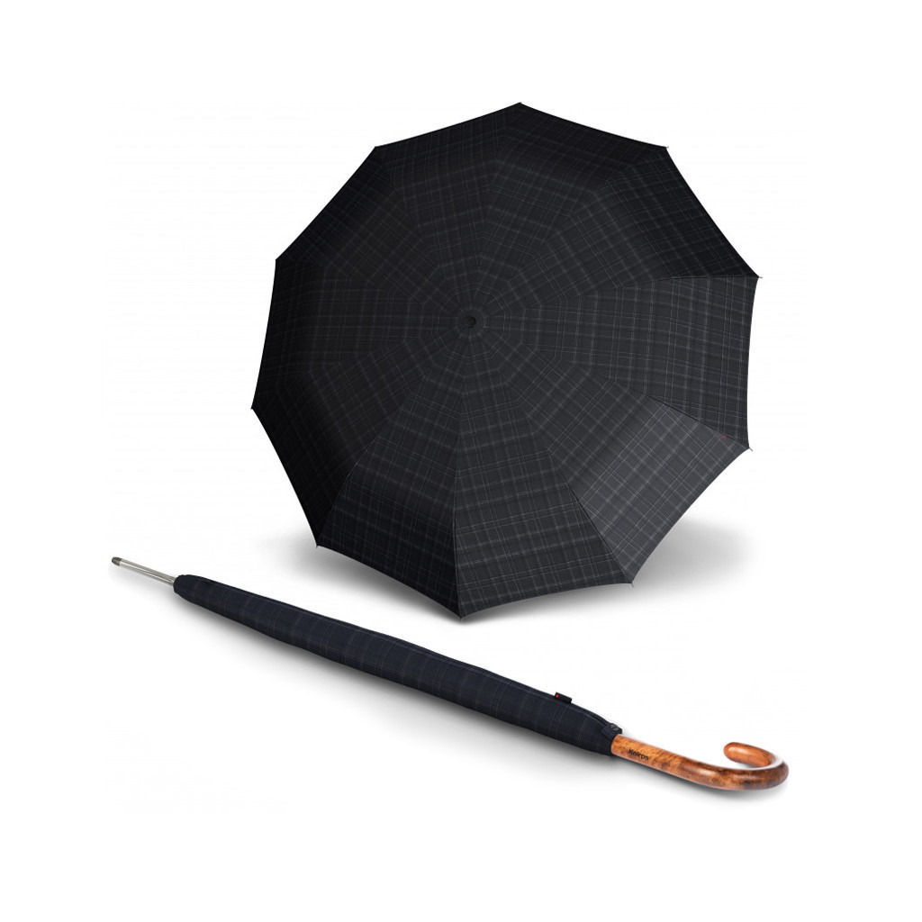 Парасоля Knirps T.771 тростина Men's Prints Check (Kn96 3771 7602) - зображення 1