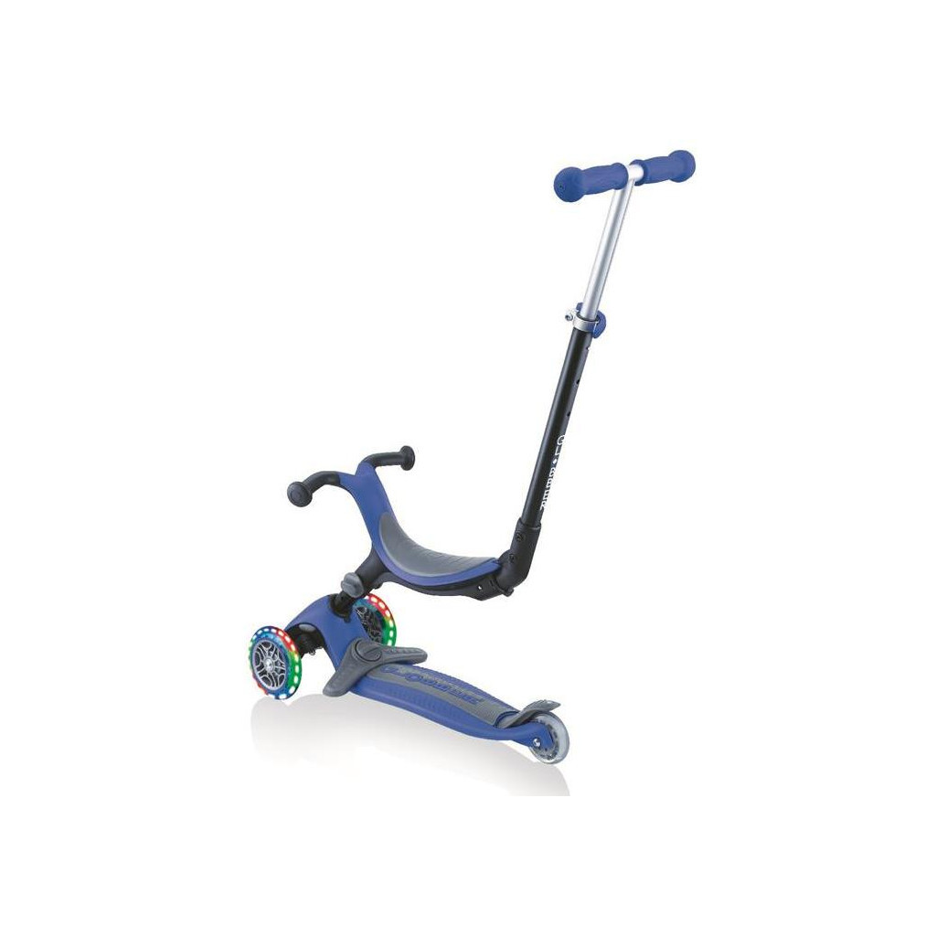 Самокат Globber Go up foldable plus синій з підсвічуванням (643-100) - зображення 2