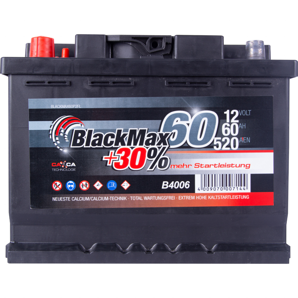 Акумулятор автомобільний BlackMax 60А (B4006) - зображення 2