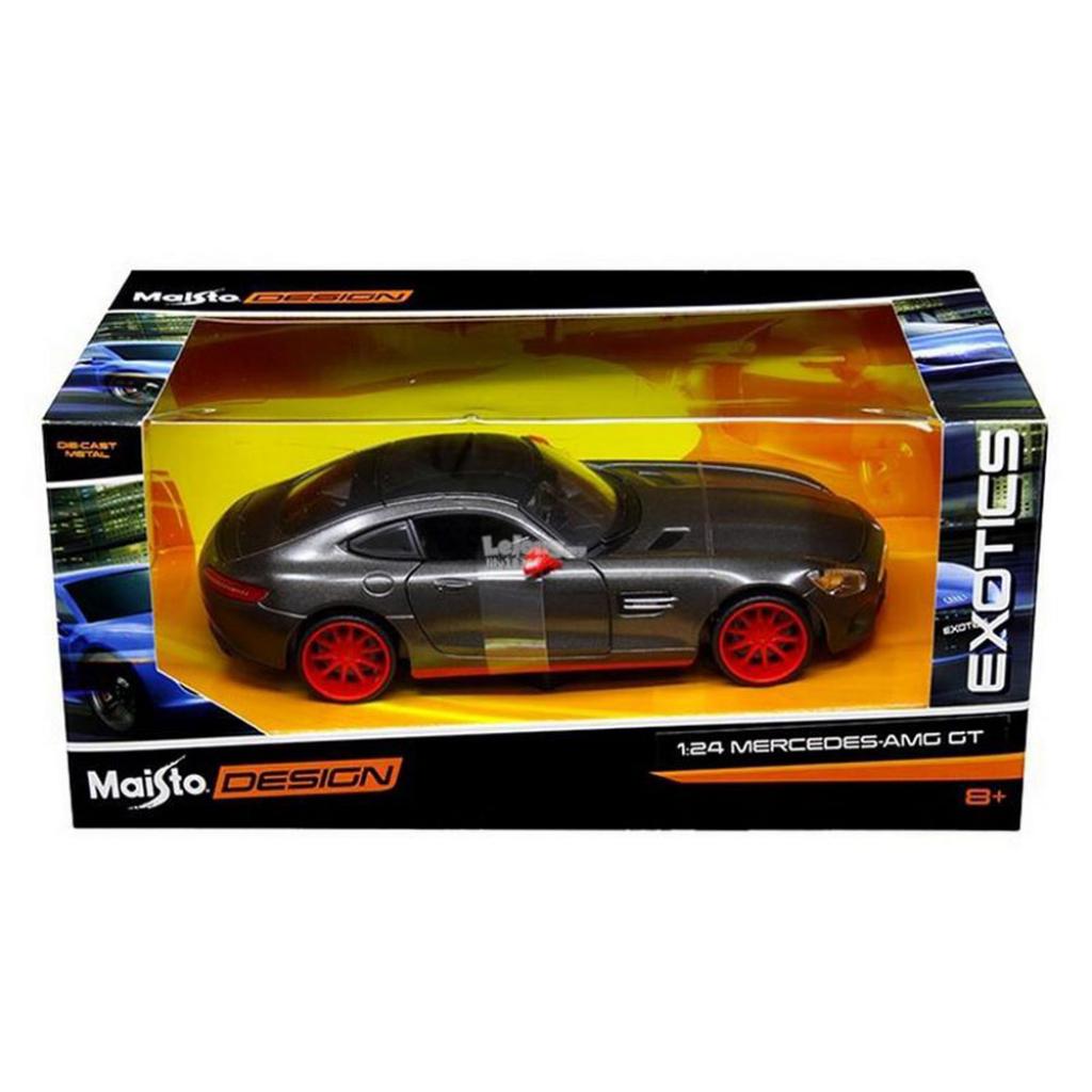 Машина Maisto Mercedes - AMG GT сірий металік - тюнінг (1:24) (32505 met. grey) - зображення 5