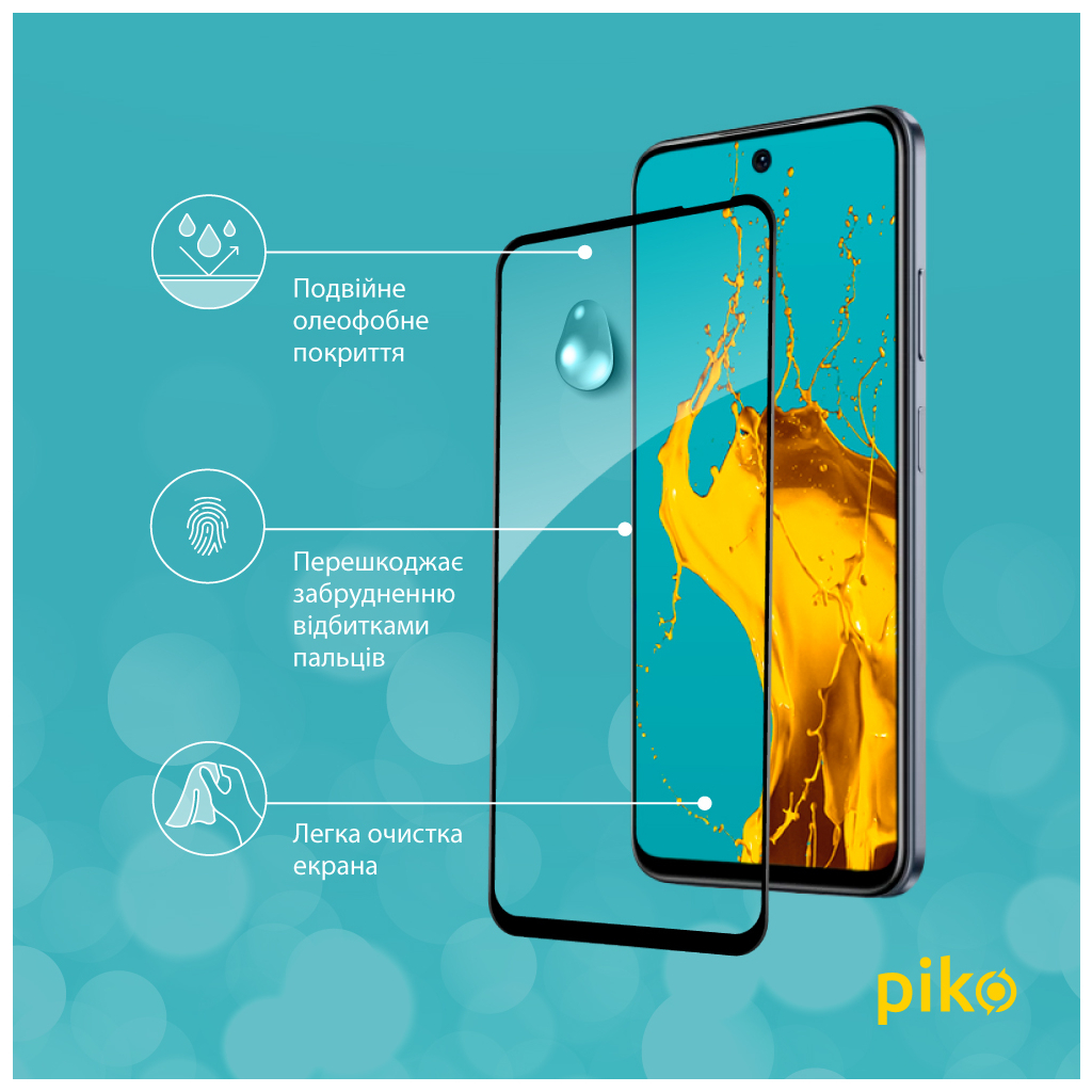 Скло захисне Piko Full Glue Infinix Smart 9 Black (1283126599323) - зображення 4