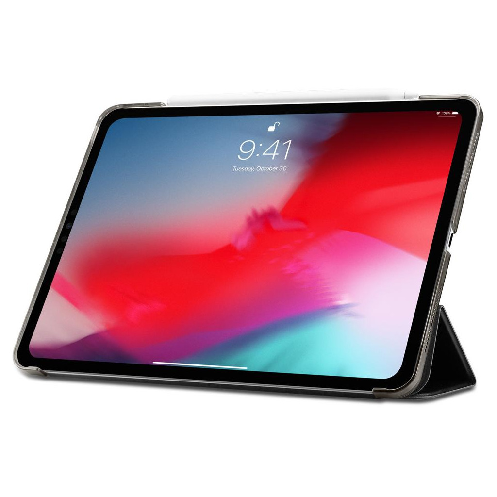 Чохол до планшета Spigen iPad Pro 12.9" (2018) Smart Fold Black(Ver.2) (068CS25712) - зображення 8