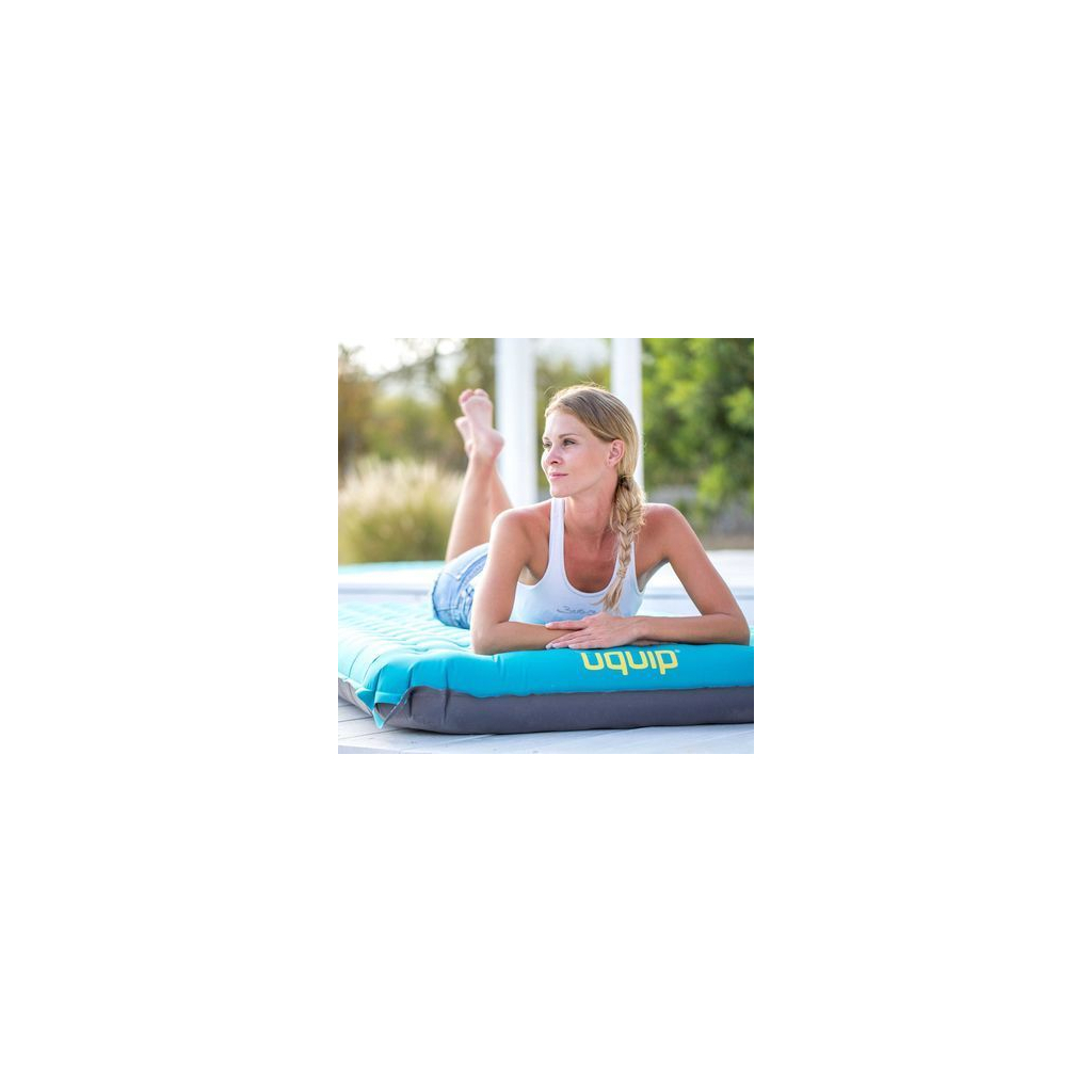 Матрац надувний Uquip Betty Single XL Petrol/Grey (243107) (DAS303241) - зображення 9