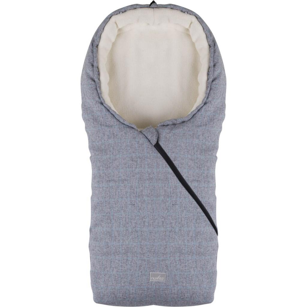 Зимовий конверт Nuvita Ovetto POP картатий блакитний (NV9235OVPOPSKYBLUE) - зображення 1