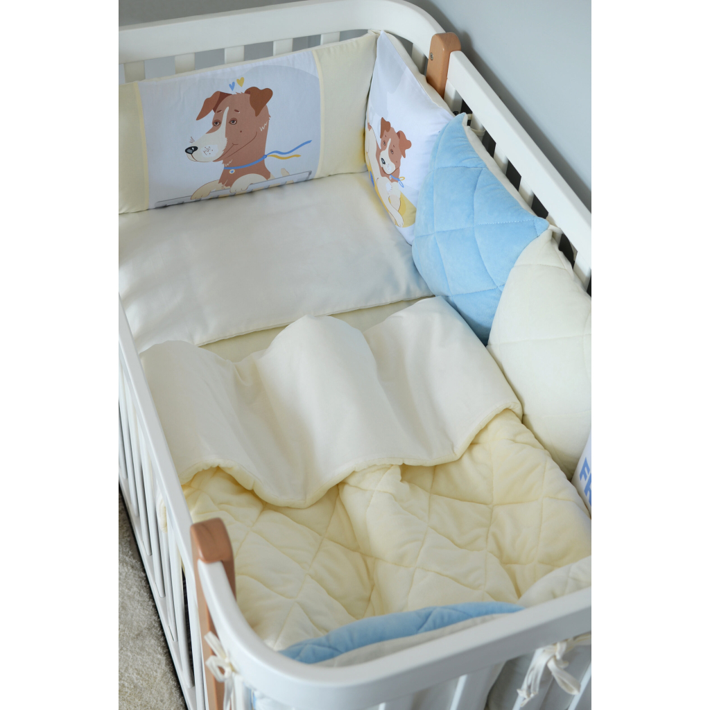 Дитячий постільний набір Верес "Velour Friendly Pes" (5 од ) (218.13) - зображення 6