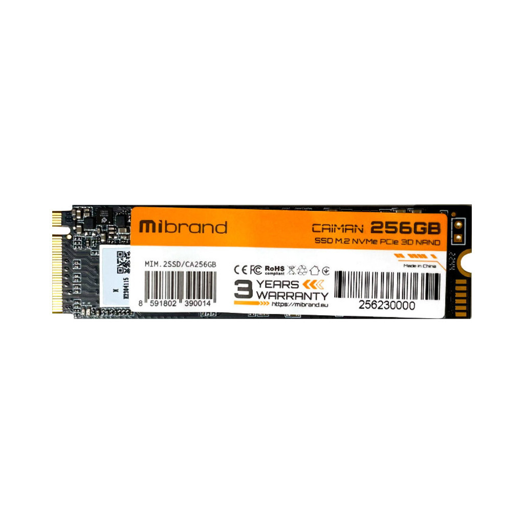 Накопичувач SSD M.2 2280 256GB Mibrand (MIM.2SSD/CA256GB) - зображення 1