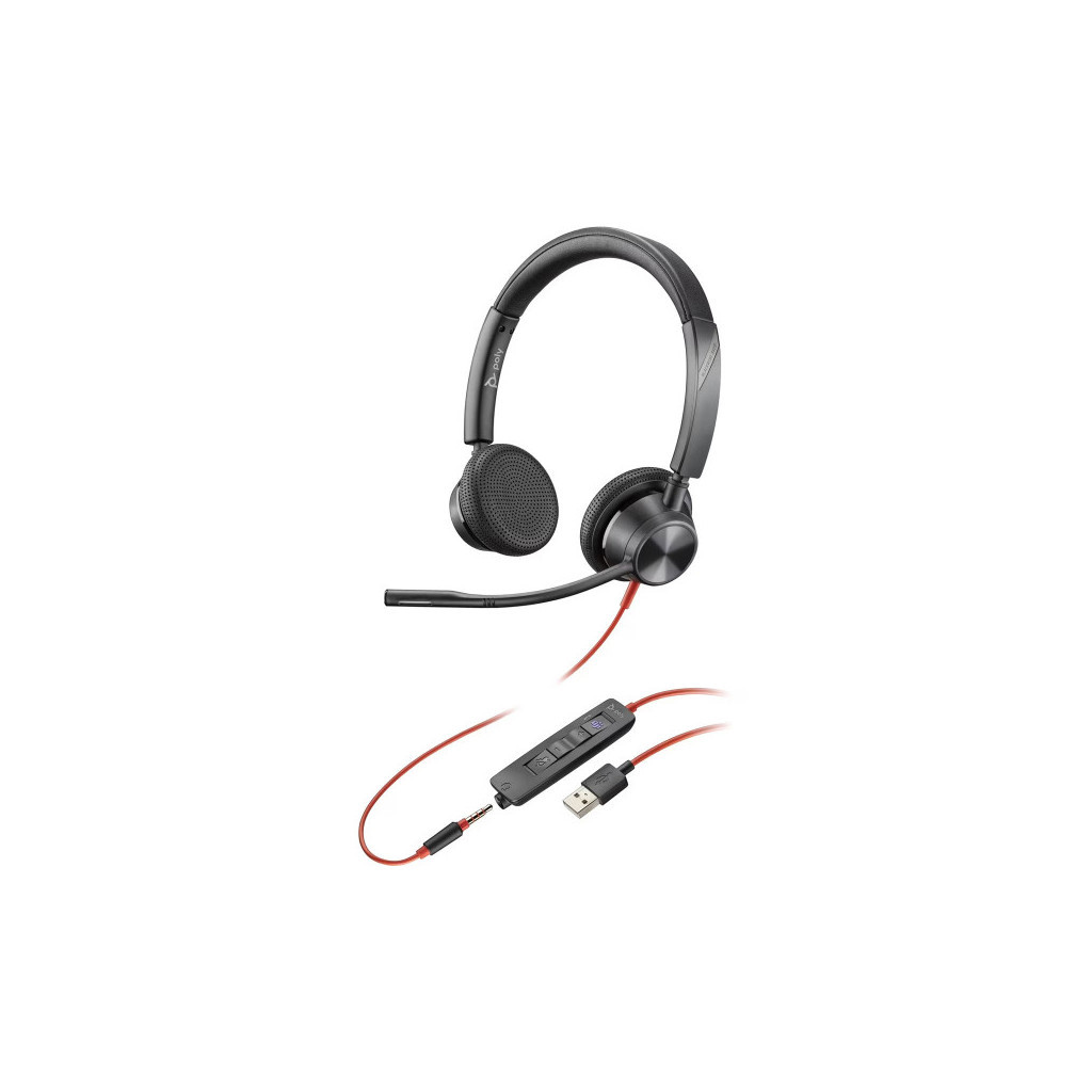 Навушники Poly BlackWire C3325-M USB-A HS Stereo (76J21AA) - зображення 1