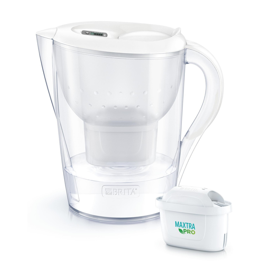 Фільтр-глечик Brita Marella XL Memo MXPro 3.5л (2л води) з фільтр-картриджем, білий (1052778) - изображение 1