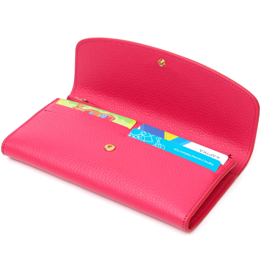 Гаманець Tony Bellucci З натуральної шкіри Фуксія (21979) - зображення 6