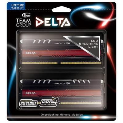 Модуль пам'яті для комп'ютера DDR4 16GB (2x8GB) 3000 MHz Delta Blue LED Team (TDTBD416G3000HC16CDC01) - зображення 4
