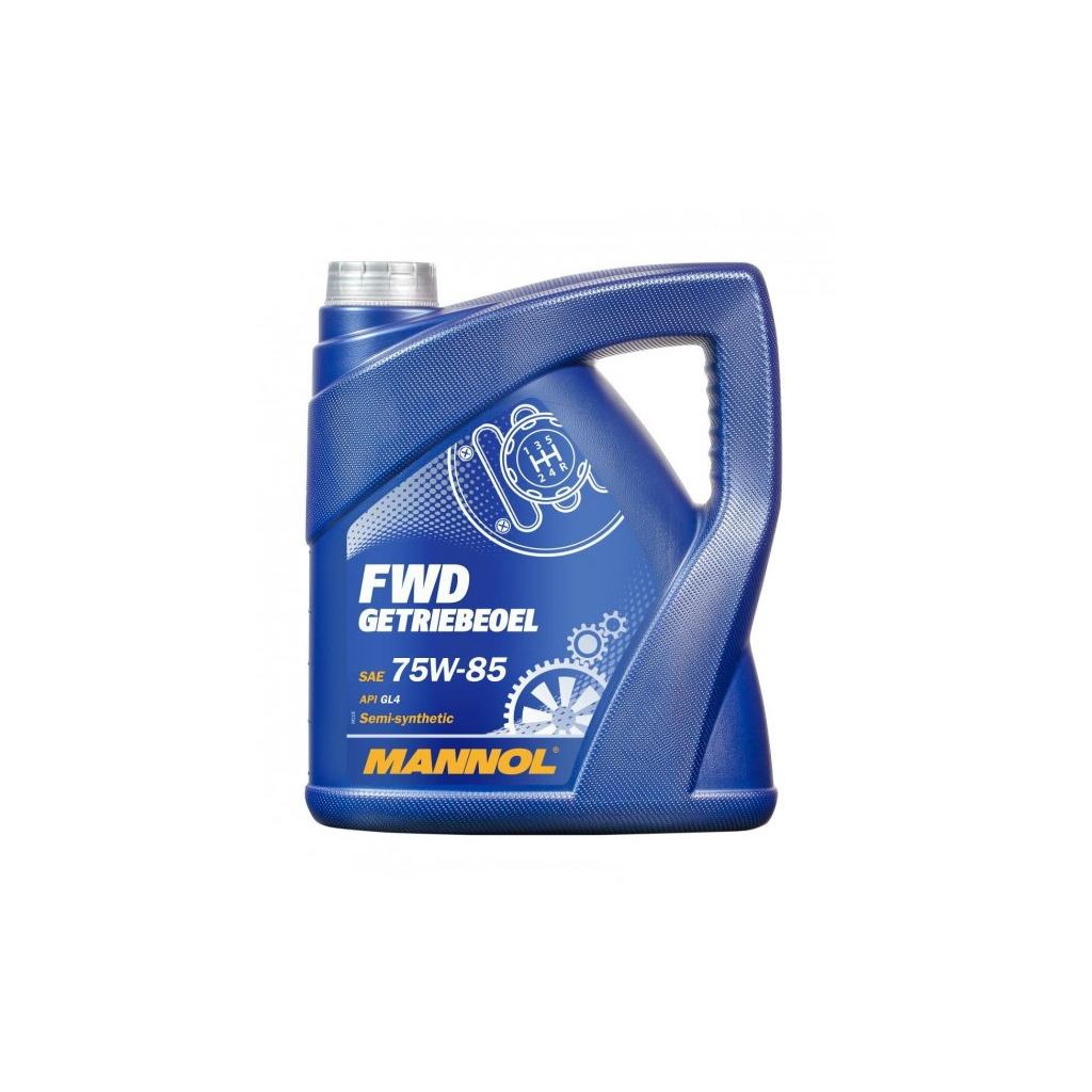 Трансмісійна олива Mannol FWD GETRIEBEOEL 4л 75W-85 (MN8101-4) - изображение 1