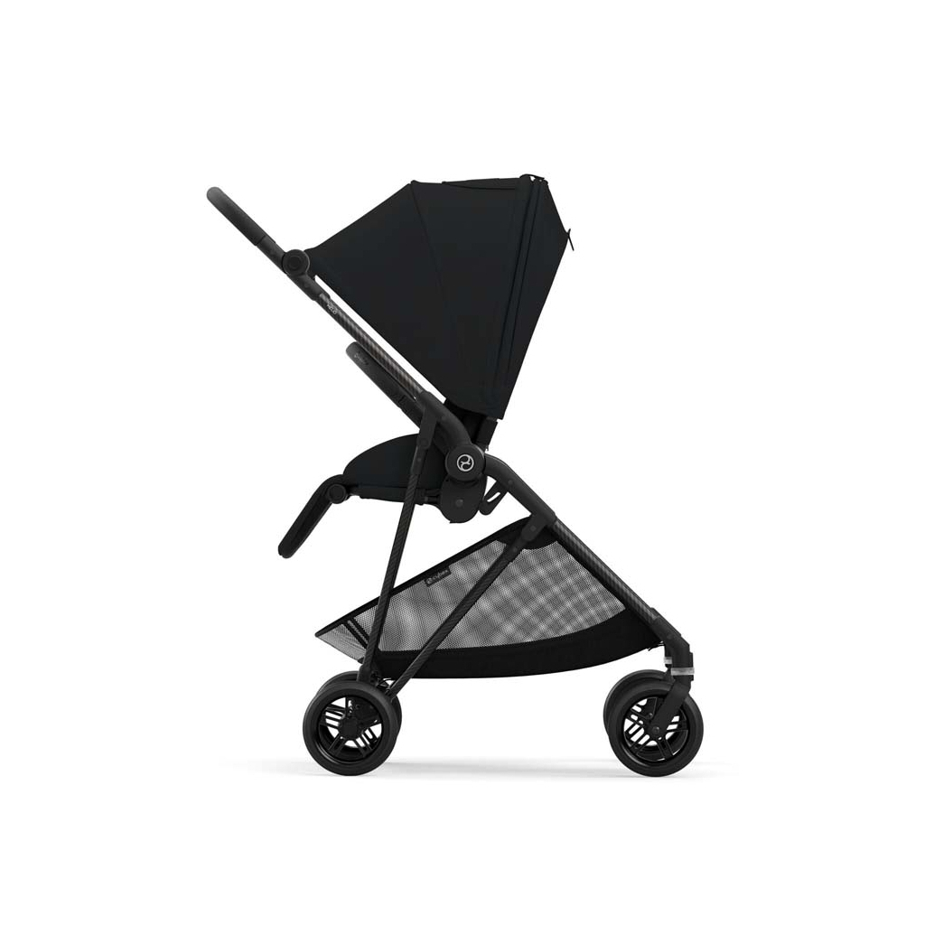 Коляска Cybex Melio Carbon Moon Black (з бампером) (522002639) - зображення 3