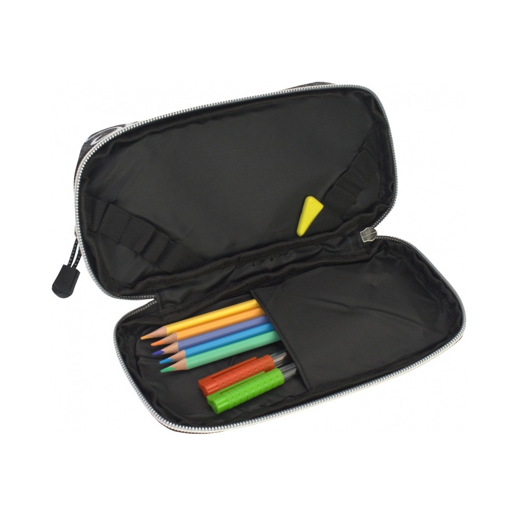 Пенал Cool For School 2 відділення Сірий (CF87175) - зображення 2