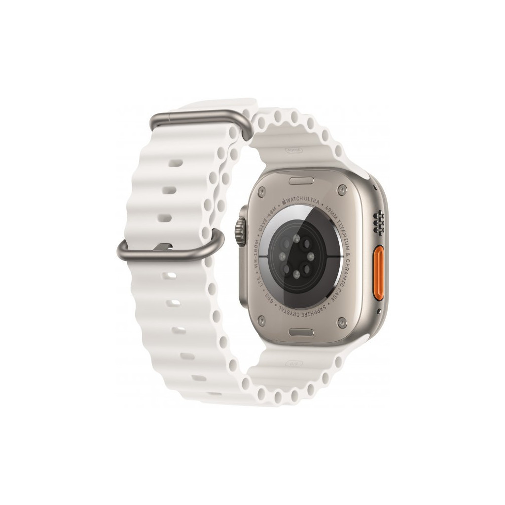 Смарт-годинник Apple Watch Ultra 2 GPS + Cellular, 49mm Titanium Case with White Ocean Band (MREJ3UL/A) - зображення 3
