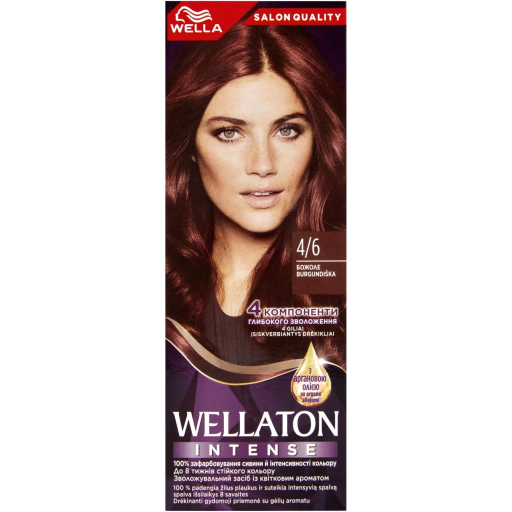 Фарба для волосся Wellaton 4/6 Божоле 110 мл (4056800023042) - изображение 1