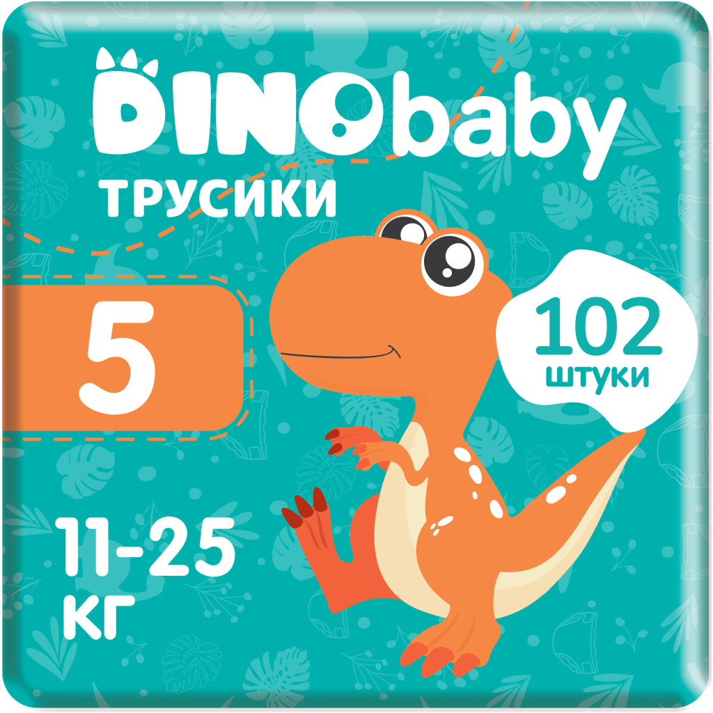 Підгузки Dino Baby трусики Розмір 5 (11-25 кг) 34 шт х 3 пачки (2000998941147) - зображення 1