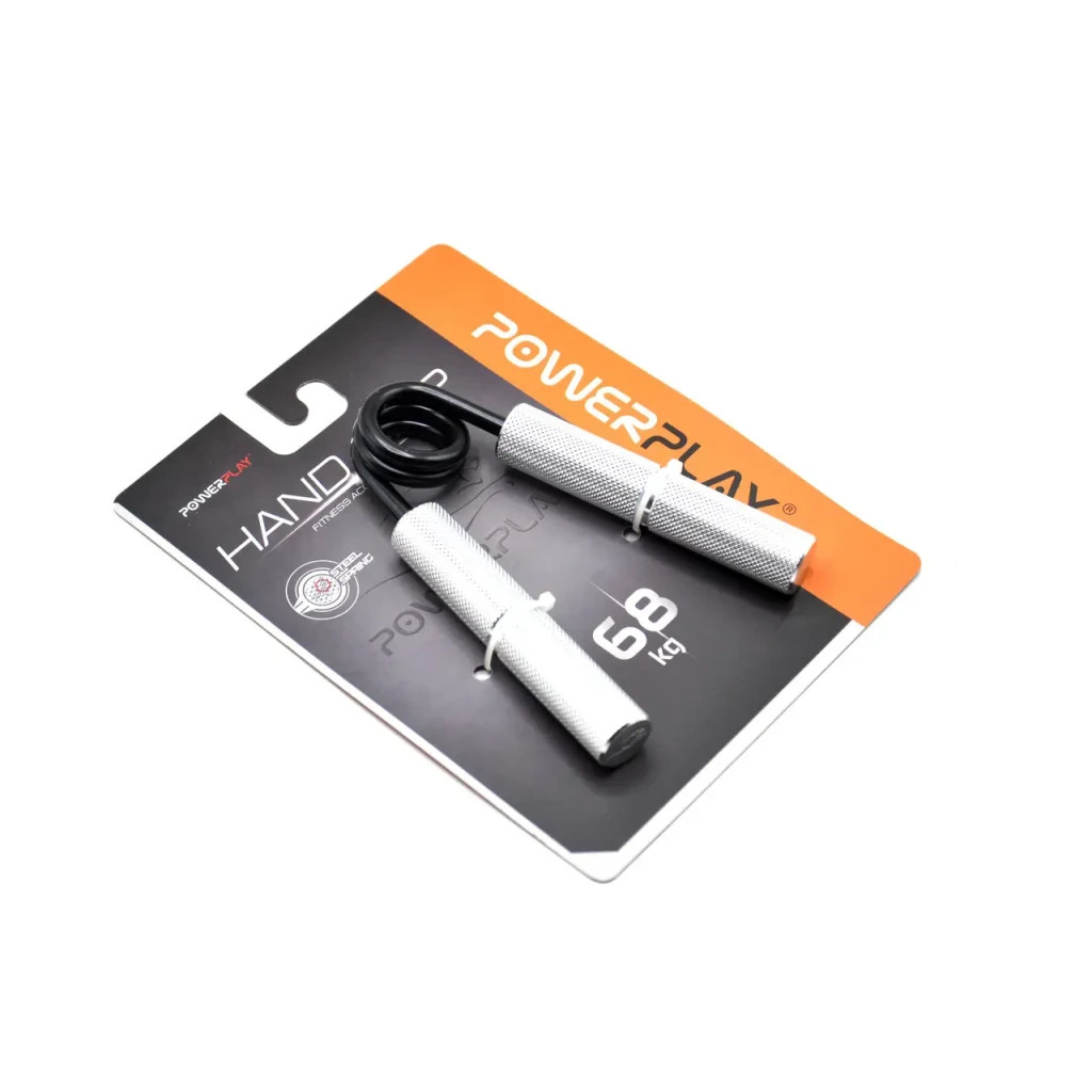 Еспандер PowerPlay -ножиці алюмінієвий 68 кг Hand Grip Срібний (PP_4322_68kg) - зображення 7