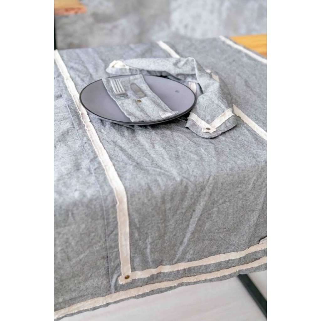 Доріжка на стіл Прованс Hygge 40х140 см Black (13660) - зображення 2