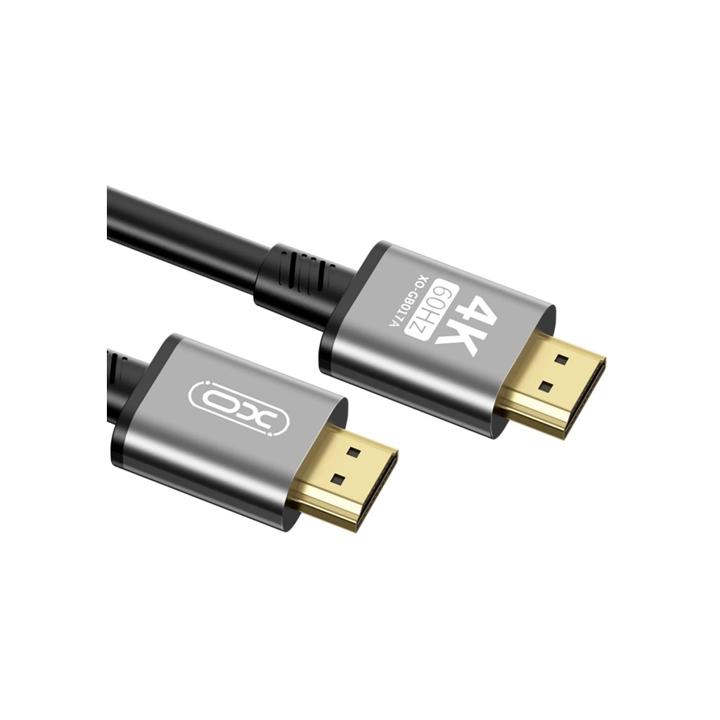 Кабель мультимедійний HDMI M to HDMI M 3.0m V2.0 black XO (GB017A-HDMI.tranish) - изображение 3