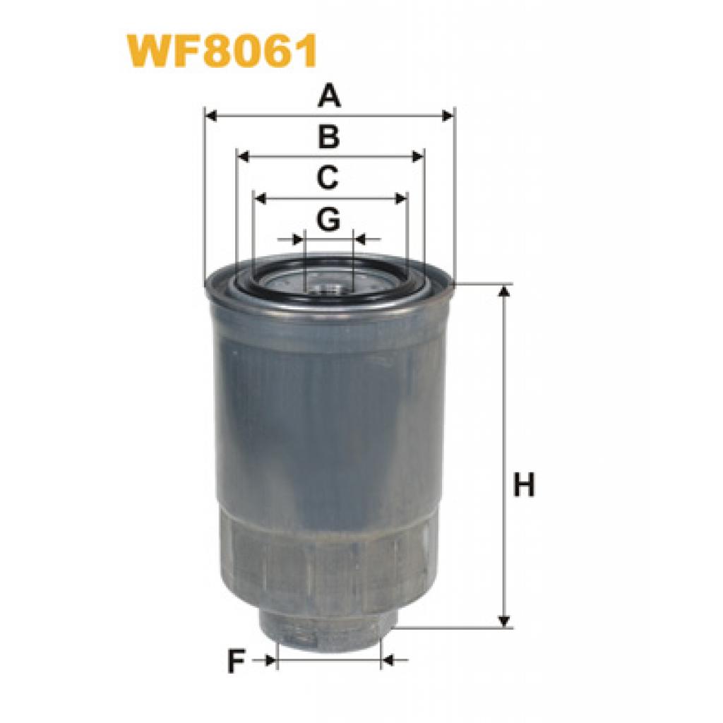 Фільтр паливний Wixfiltron WF8061 - зображення 1