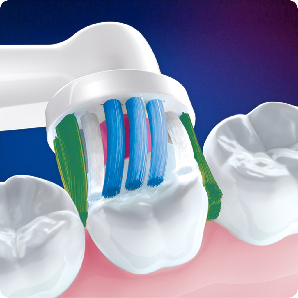 Насадка для зубної щітки Oral-B Pro 3D White, 2 шт (8006540847183) - зображення 3