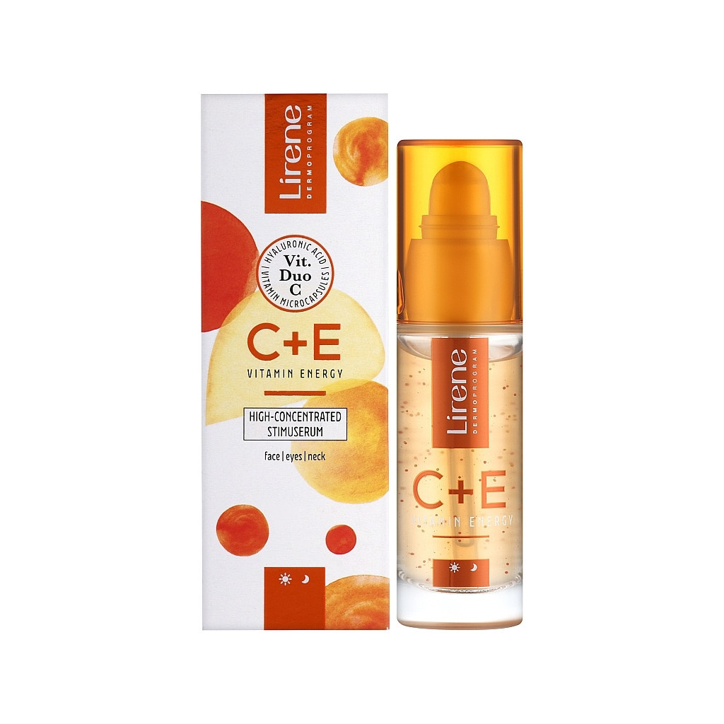 Сироватка для обличчя Lirene C + E Vitamin Energy 30 мл (5900717729711) - зображення 2