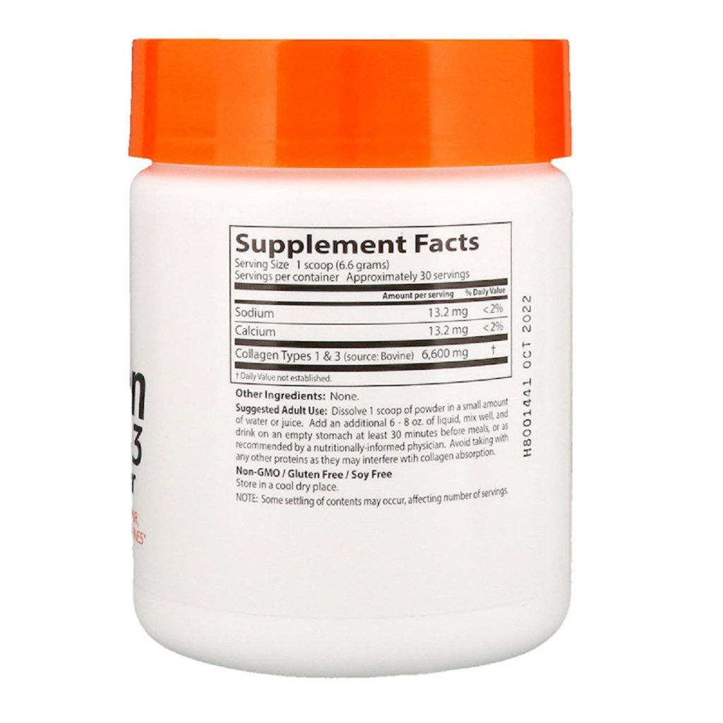 Вітамін Doctor's Best Колаген типу 1 і 3 в порошку, 200 гр (DRB-00203) - зображення 2