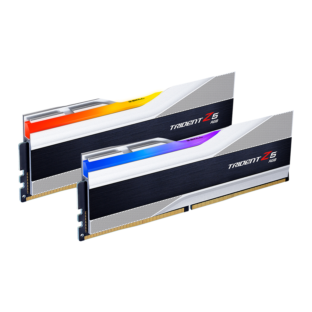 Модуль пам'яті для комп'ютера DDR5 32GB (2x16GB) 6000 MHz Trident Z5 NEO RGB Silver G.Skill (F5-6000J3040F16GX2-TZ5RS) - зображення 2