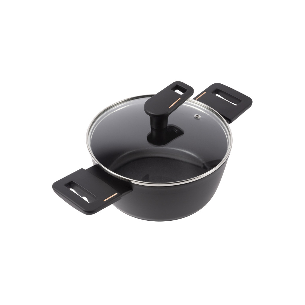 Каструля Bergner Copper, з кришкою 24 см (BG-30294-BK) - зображення 1