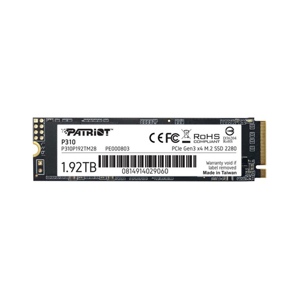 Накопичувач SSD M.2 2280 1.92TB Patriot (P310P192TM28) - зображення 1