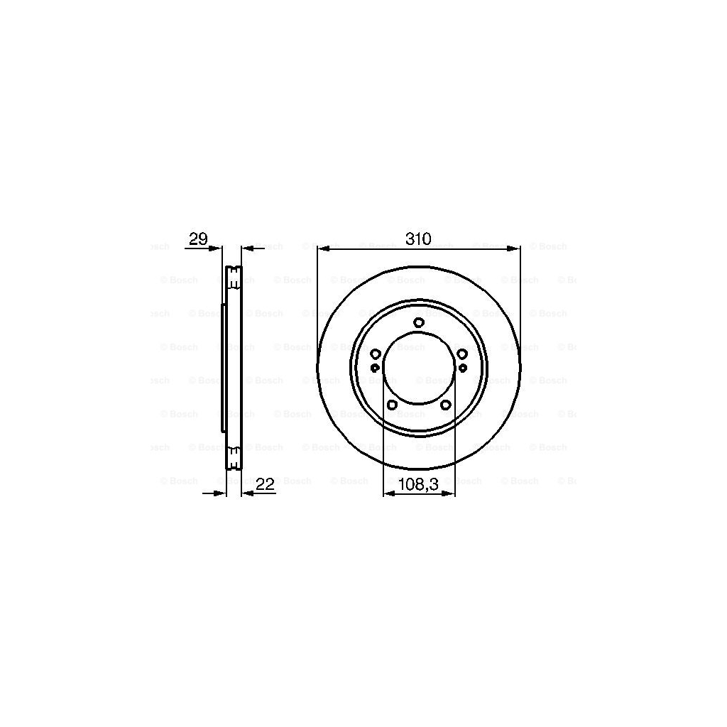 Гальмівний диск Bosch 0 986 478 839 - зображення 5