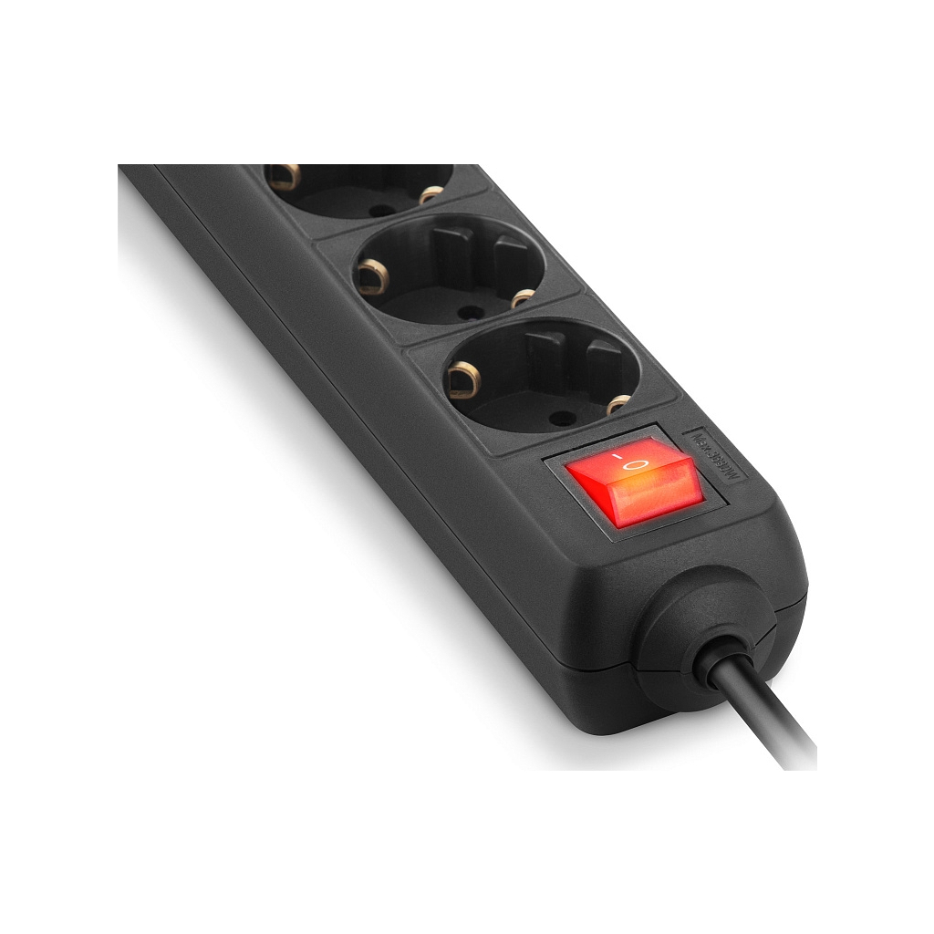Мережевий подовжувач REAL-EL RS-PROTECT 605 3m, black (EL122300041) - зображення 9