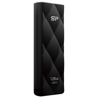 USB флеш накопичувач Silicon Power 128GB Blaze B20 Black USB 3.0 (SP128GBUF3B20V1K) - зображення 2